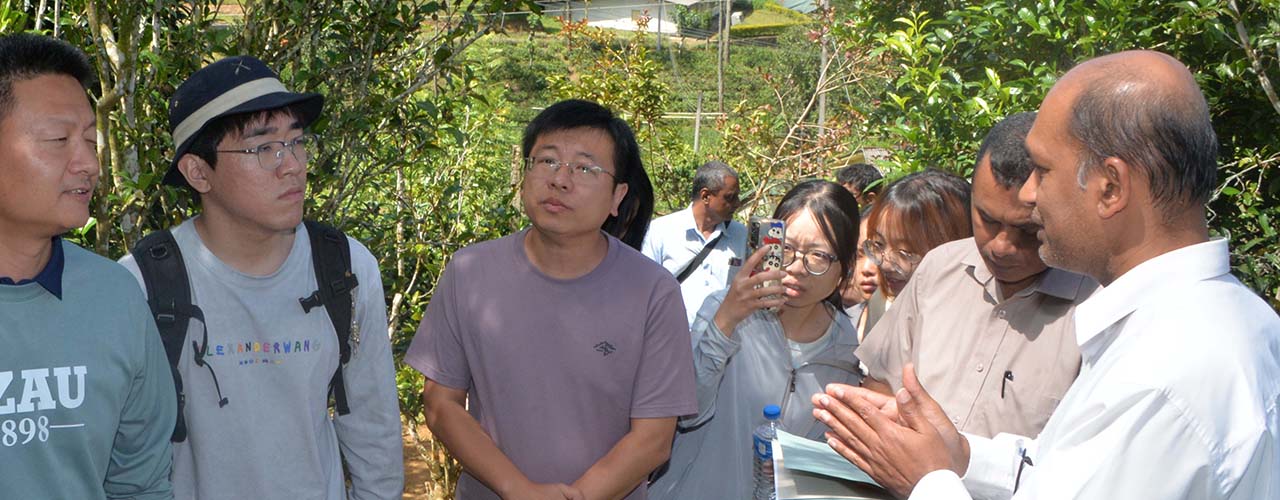 Students of Huazhong Agricultural University (HZAU), China visit to TRISL on 25 August 2023